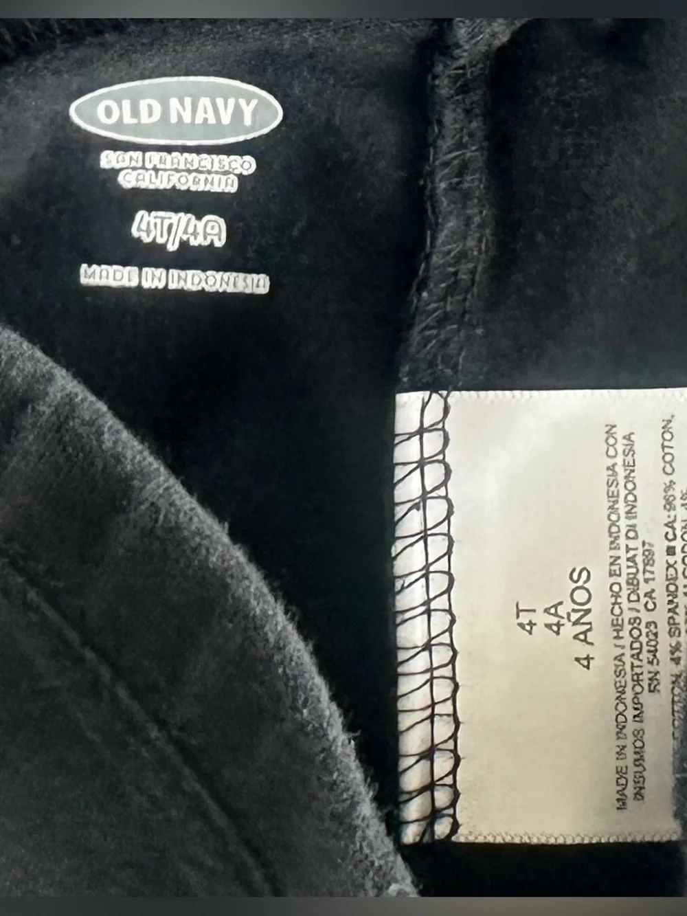 The Children's Place, Zara, Old Navy Girl’s Leggings 4-Pack. Size 4T.